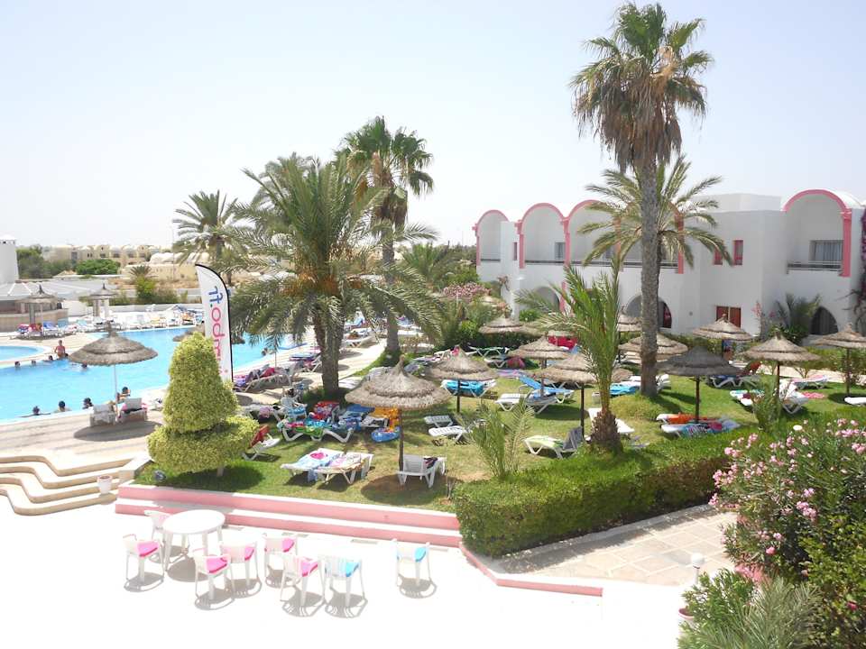 Ausblick vom Balkon Hotel Homère Djerba