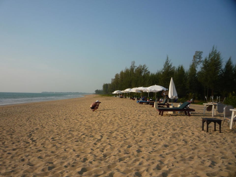 Liegen am Strand Khaolak Orchid Beach Resort