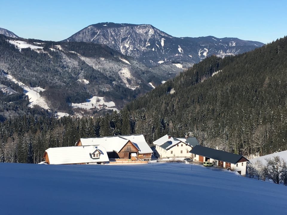 Außenansicht Bergbauernhof Klein Schöntal