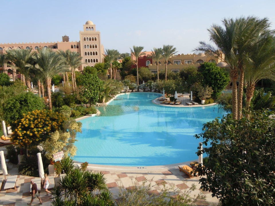 Blick von unserem Balkon Makadi Palace