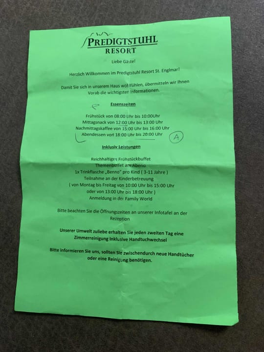 Gastro Predigtstuhl Resort