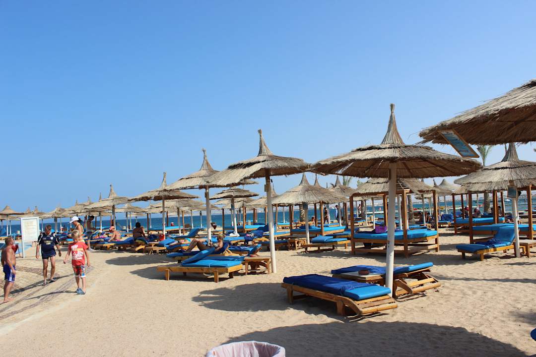 Der Strandbereich Beach Albatros Resort
