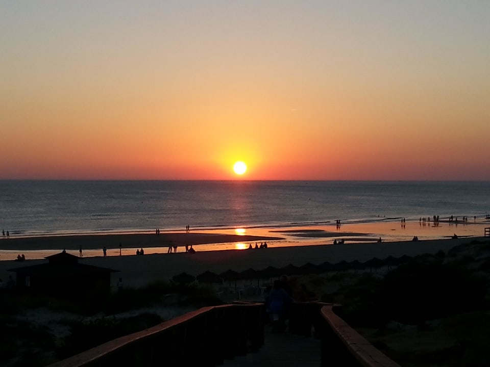 Sonnenuntergang Hipotels Playa la Barrosa