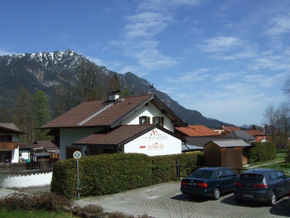 Ausblick vom Nebengebäude Berghotel Hammersbach