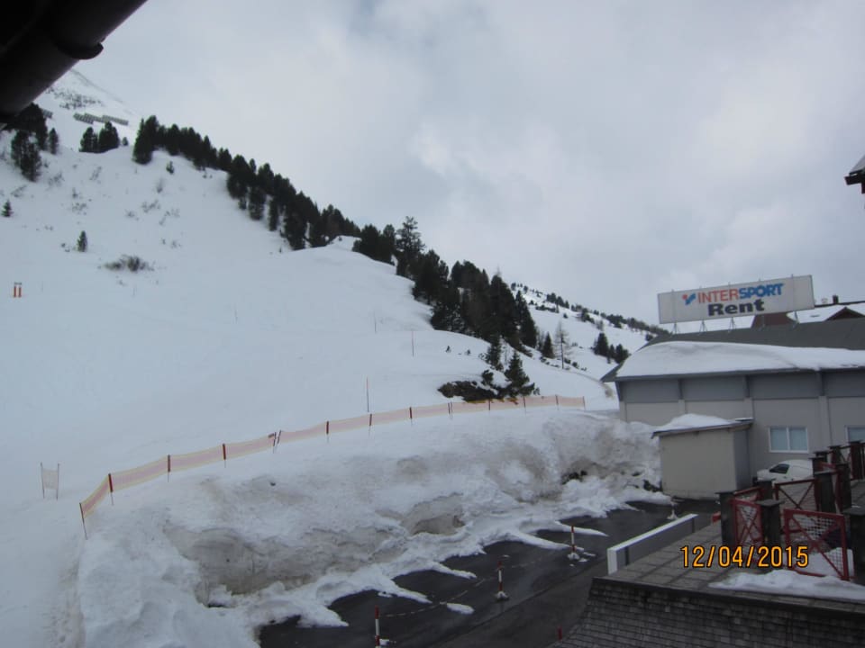 Blick vom Balkon  Hotel Gamsleiten