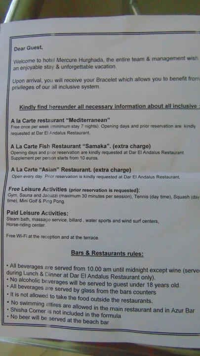 Sonstiges Hotel Mercure Hurghada