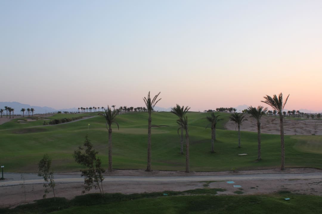 Sonnenuntergang / Golfplatz Steigenberger Makadi Hotel - Adults only