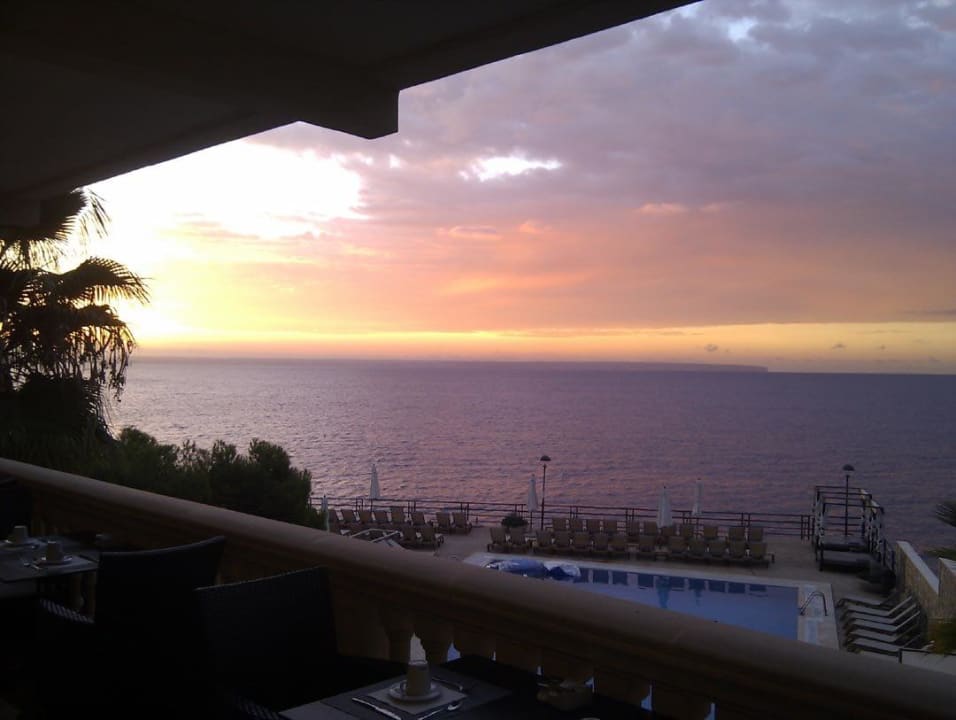 Blick vom Frühstück auf der Terrasse Barceló Illetas Albatros