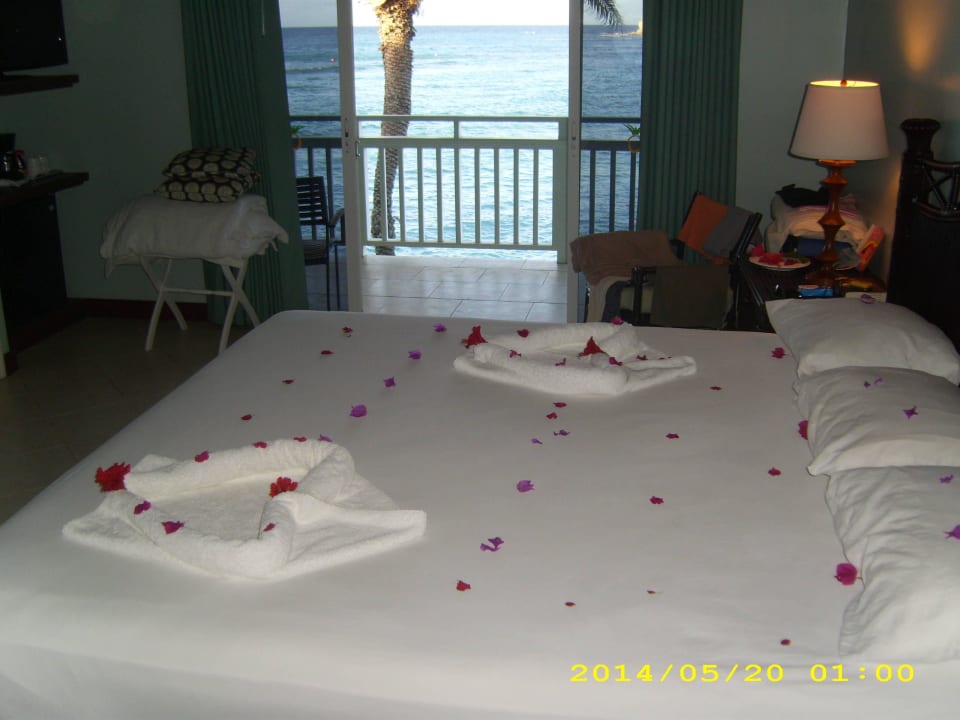 Ausblick wie auf einem Schiff Pineapple Beach Club