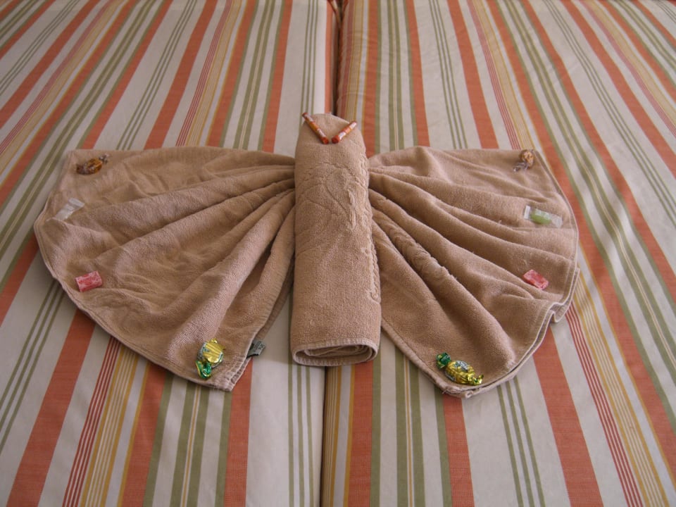 Eine unserer täglichen, liebevollen Dekos SBH Hotel Taro Beach