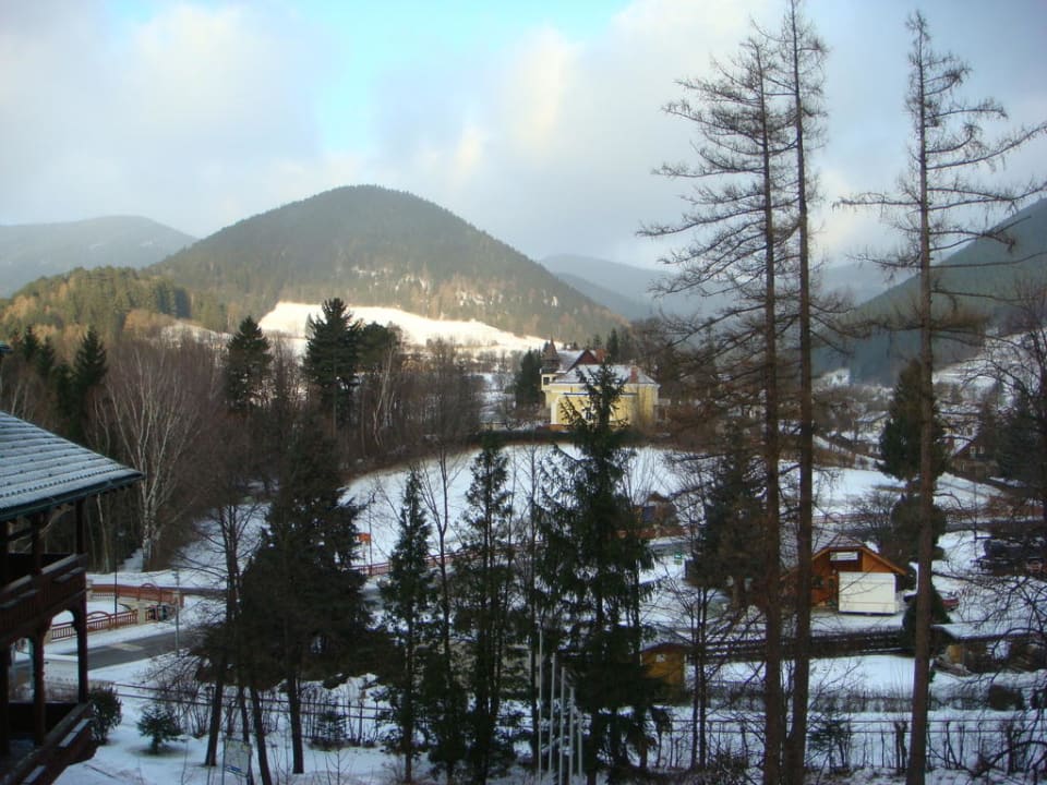 Blick vom Balkon Hotel Schneeberghof