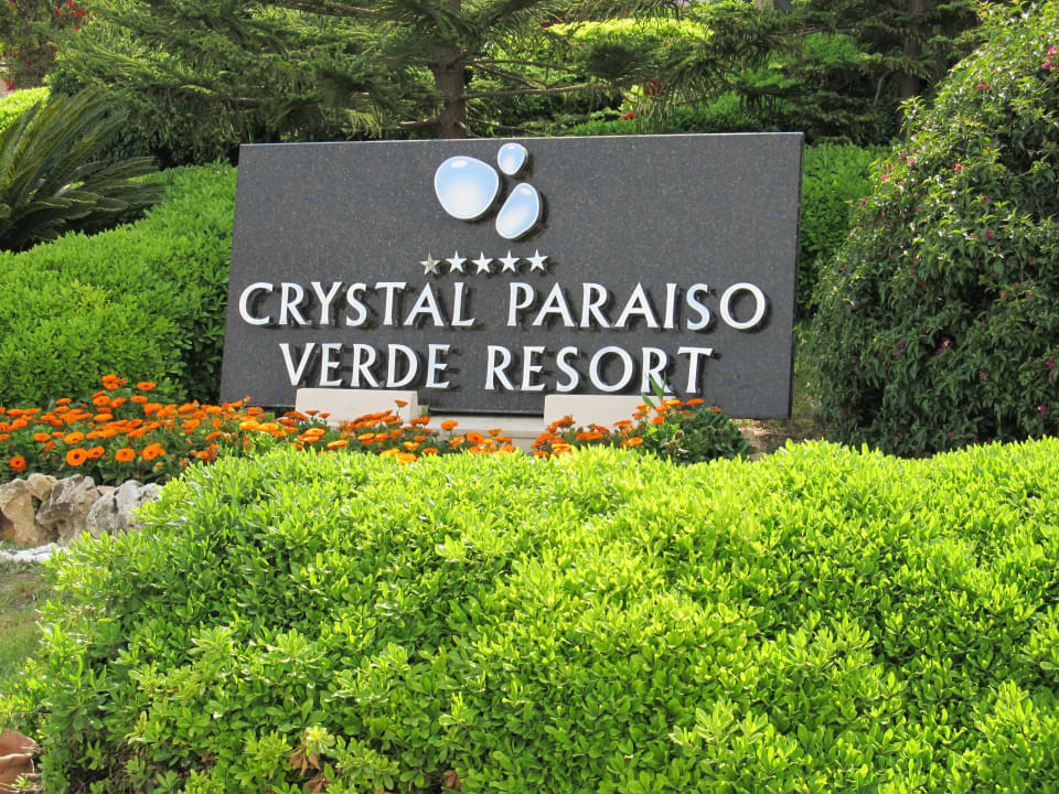 Hoteleingang Crystal Paraiso Aqua Collection