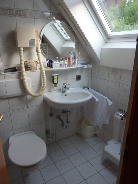 Bad in Zimmer 21 Hotel Tannhof