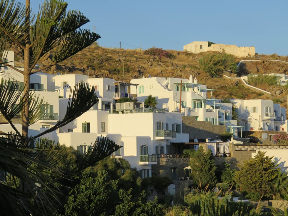 Ausblick von der Terrasse Kamari Hotel