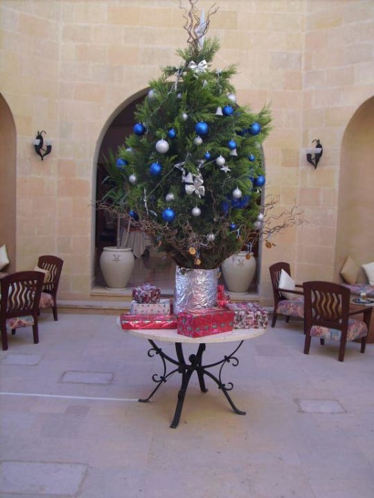 Weihnachtliche Lobby Hotel Three Corners Ocean View prestige - Adults only