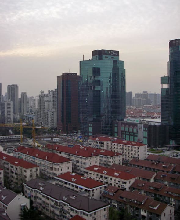 Ausblick Richtung Stadt Hotel Rainbow