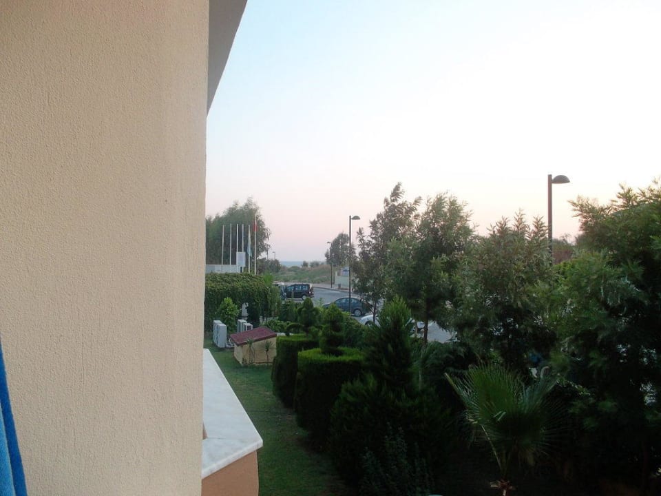 Ausblick von unserem Balkon Grand Seker Hotel