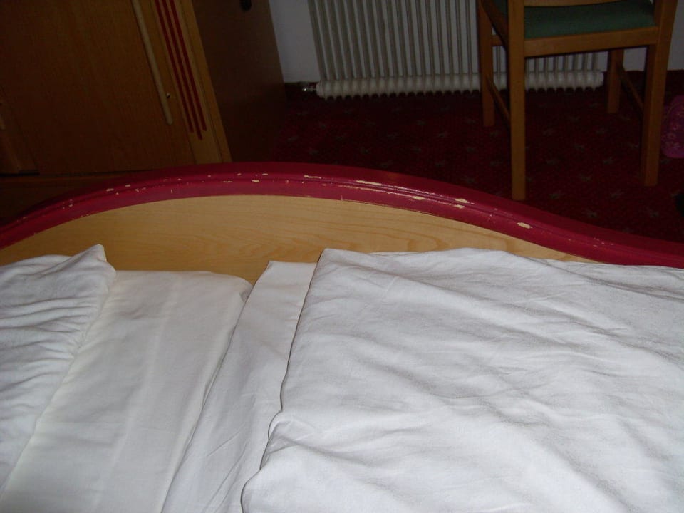 Grusel, wer hier wohl schon alles lag? Vitalhotel Sonnenhof