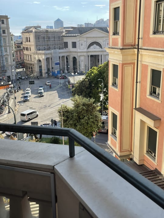 Ausblick Hotel Continental Genova