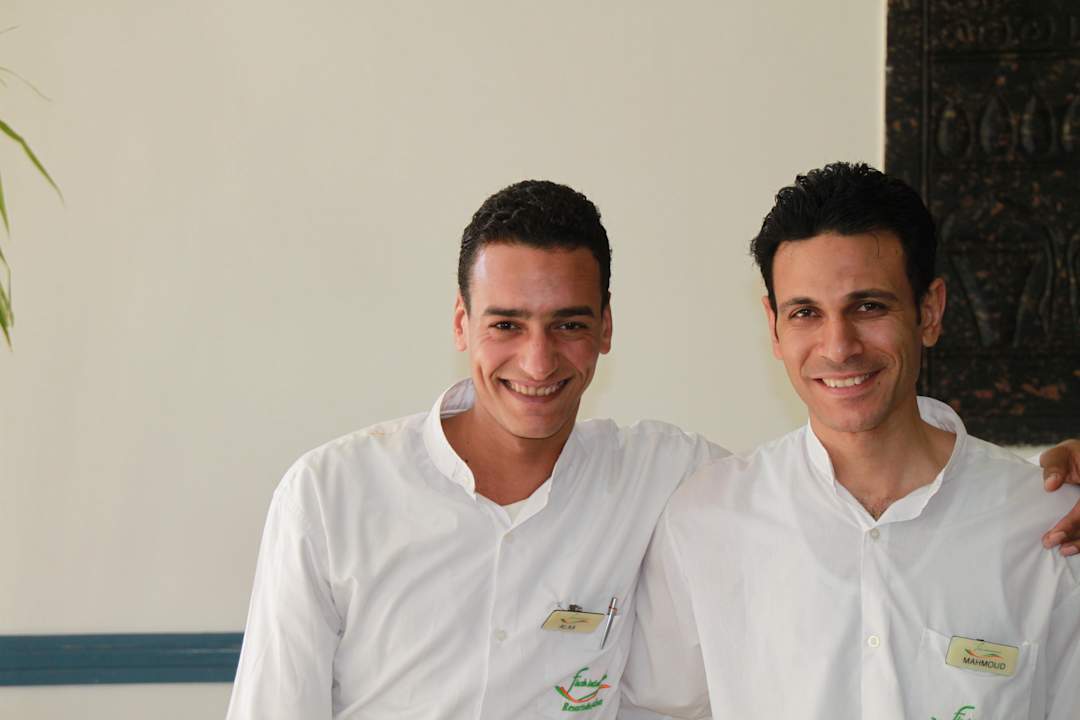 Unsere Kellner Alaa und Mahmoud; die besten Kellner Stella Garden Resort & Spa, Makadi Bay