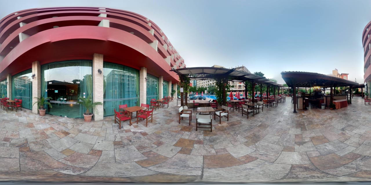 Schöne Hotelanlage Hotel Mena Palace