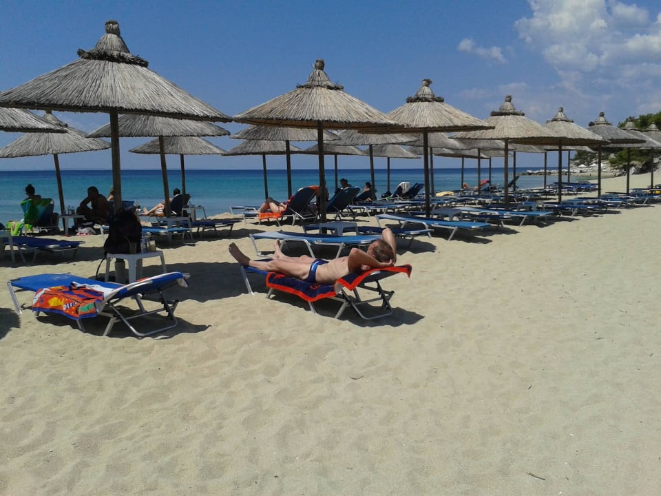 Sauberer Strand Philoxenia Hotel