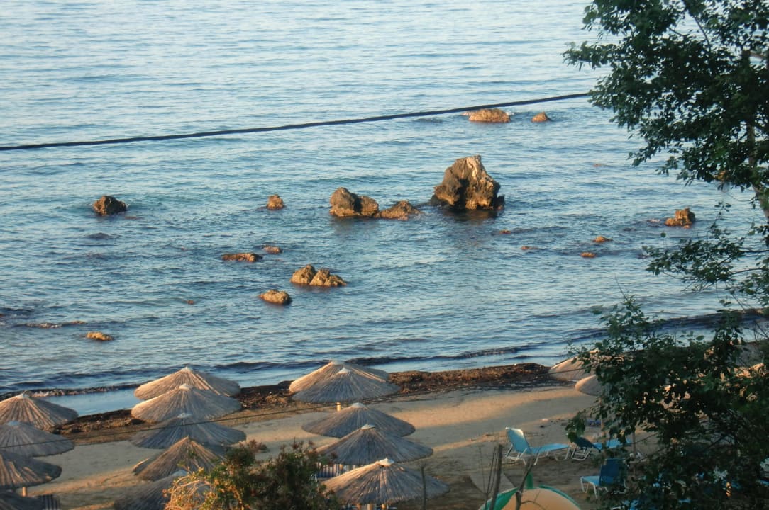 Ausblick vom Balkon Hotel Corissia Princess