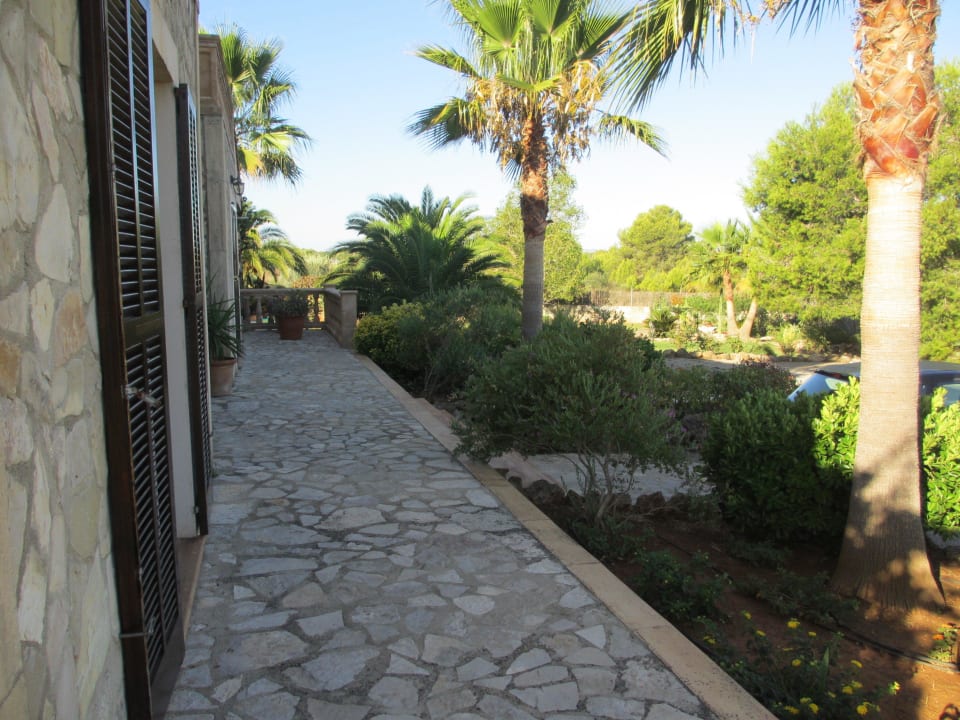 Blick in den Garten Finca Casa Panoramica