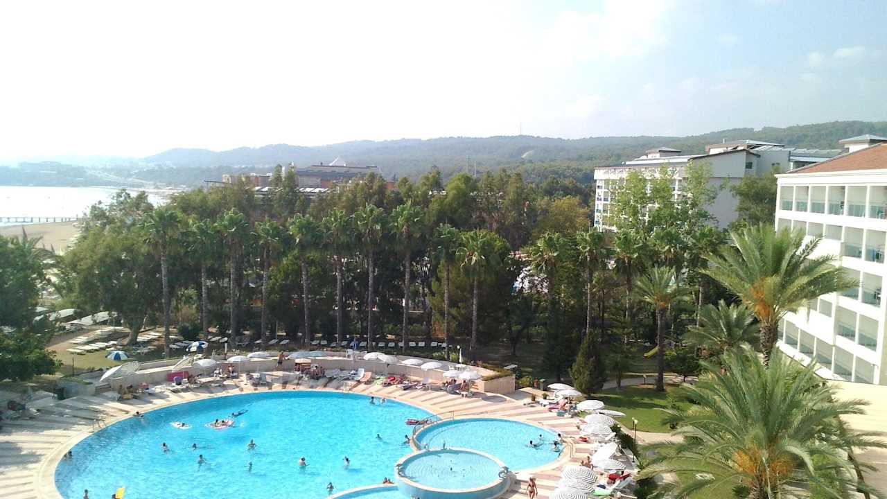 Aussicht vom Balkon Top Hotel