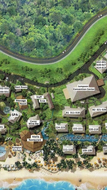 Teil 2 von 3 des Lageplans Moracea by Khao Lak Resort