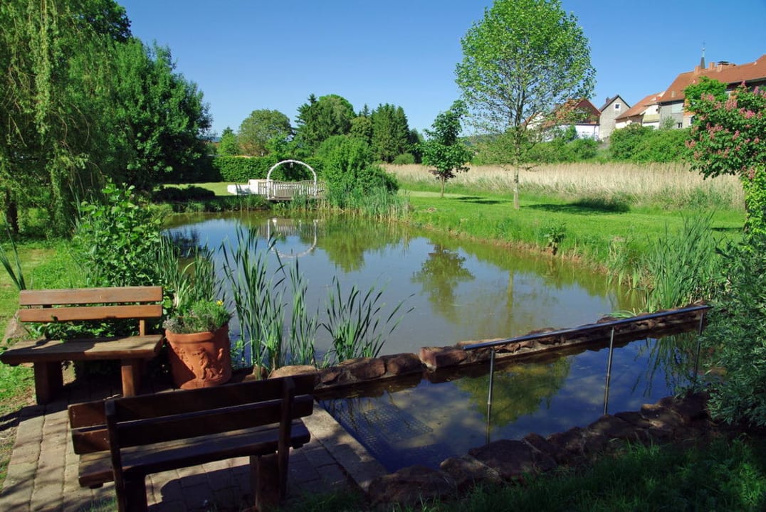 "Der Gartenteich" Landidyll Hotel Klostermühle (Münchweiler an der