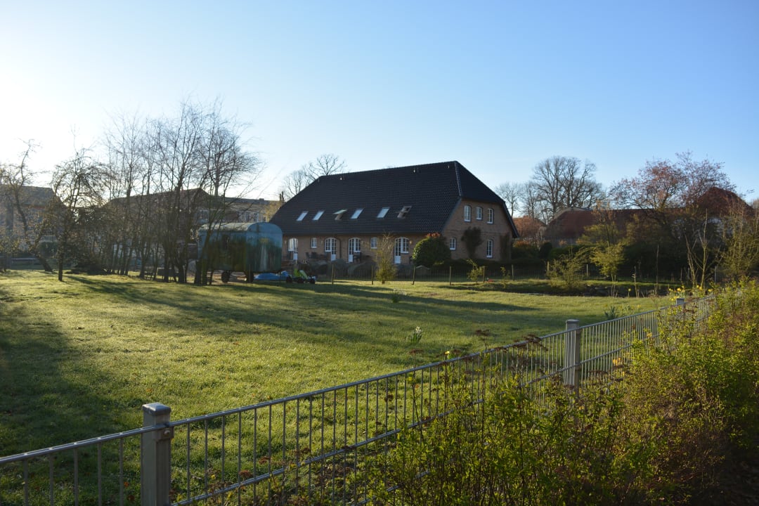 Außenansicht Ferienbauernhof Liesenberg mit Meerblick