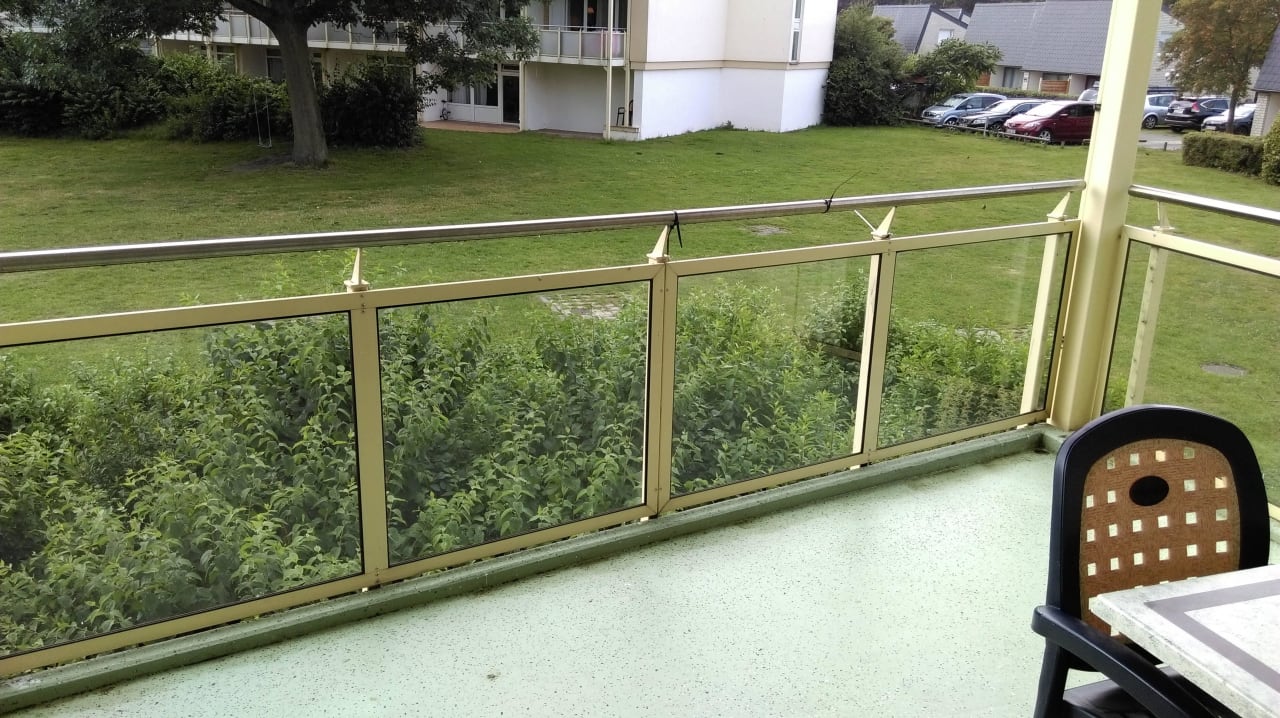 Balkon im Wohnzimmer Ferienwohnungen Ferienpark Weissenhäuser Strand