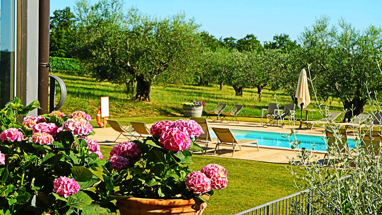 Gartenanlage Le Buche Wine Resort & Spa