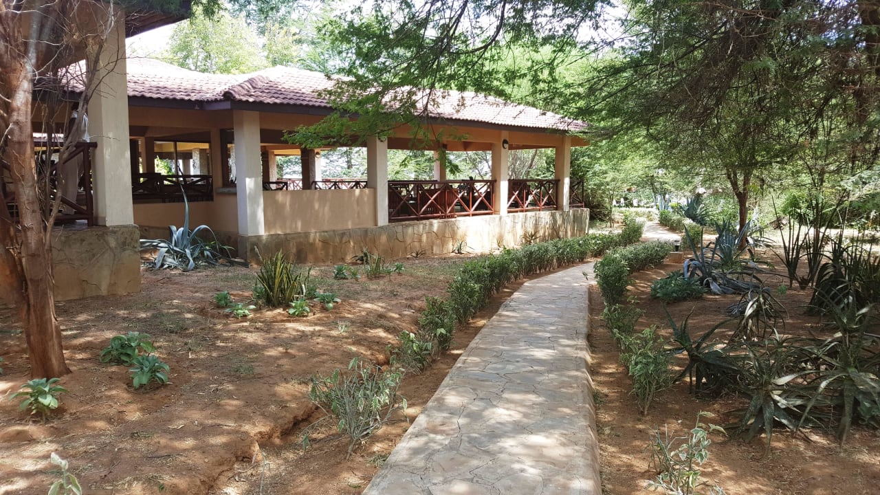 Gartenanlage Ashnil Aruba Lodge