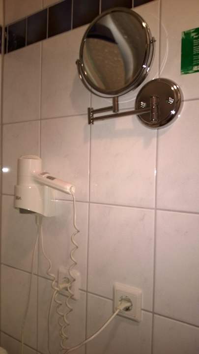 Badezimmerblick Hotel Nord