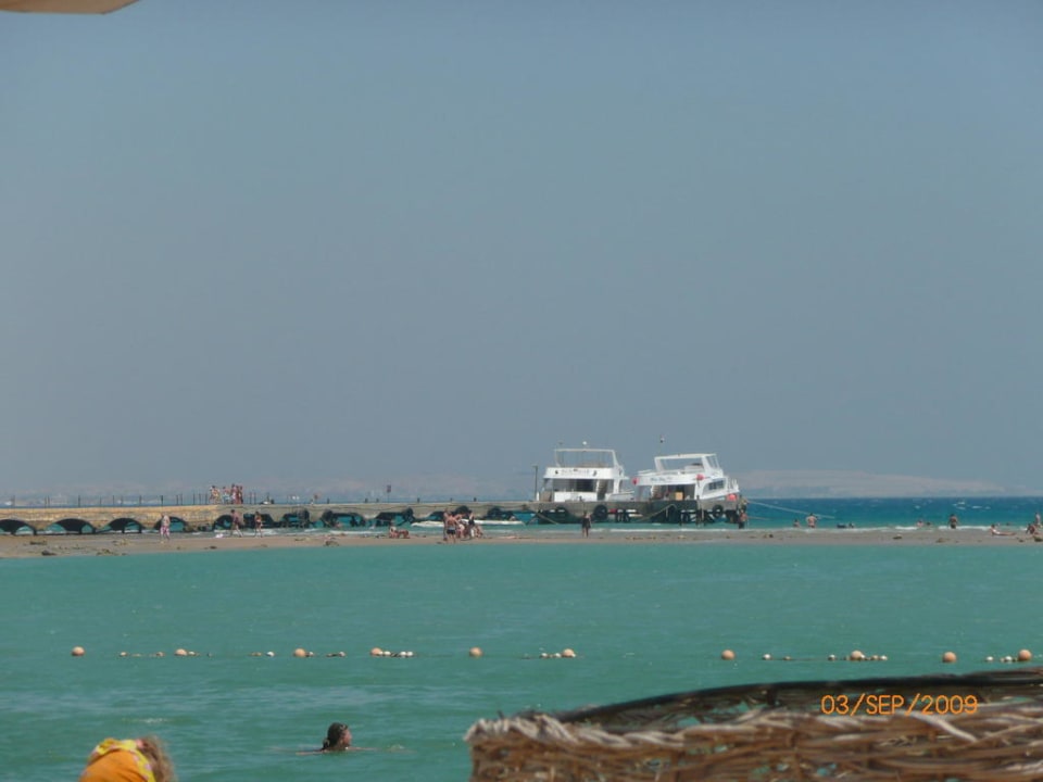 Blick aufs Meer Pickalbatros Alf Leila Wa Leila Resort - Neverland Hurghada