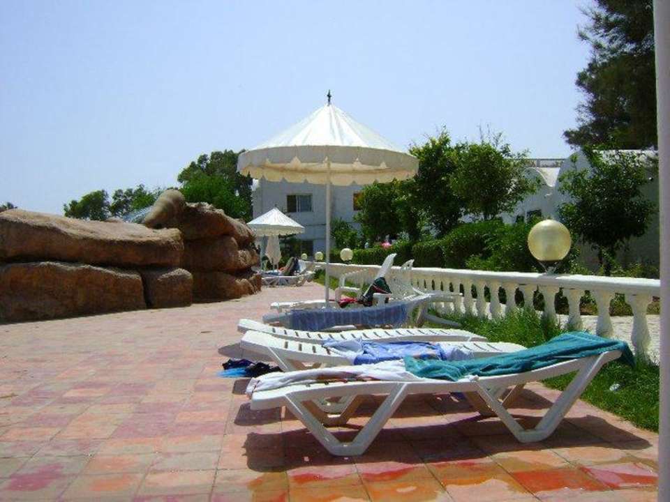 Výhled z lehátka The Club Hammamet