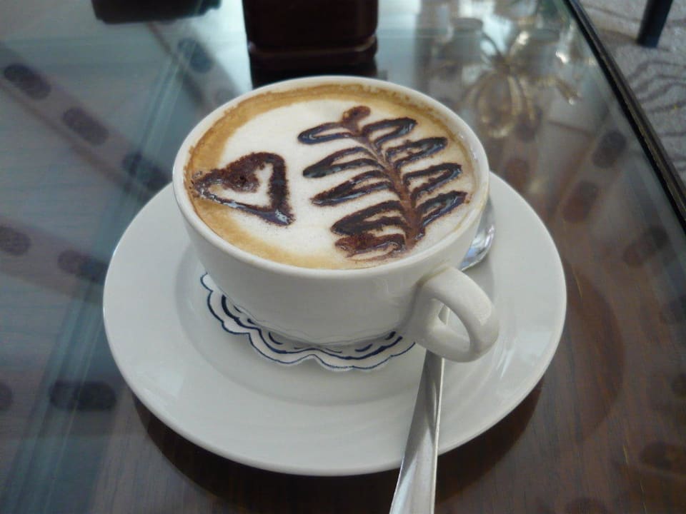 Cappuccino! Sehr Lecker. Pickalbatros Jungle Aqua Park Resort - Neverland Hurghada