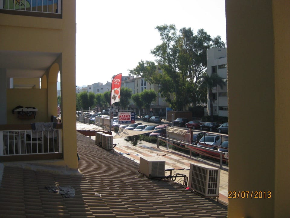 Ausblick aus unserem Apartment Alcudia Garden Aparthotel