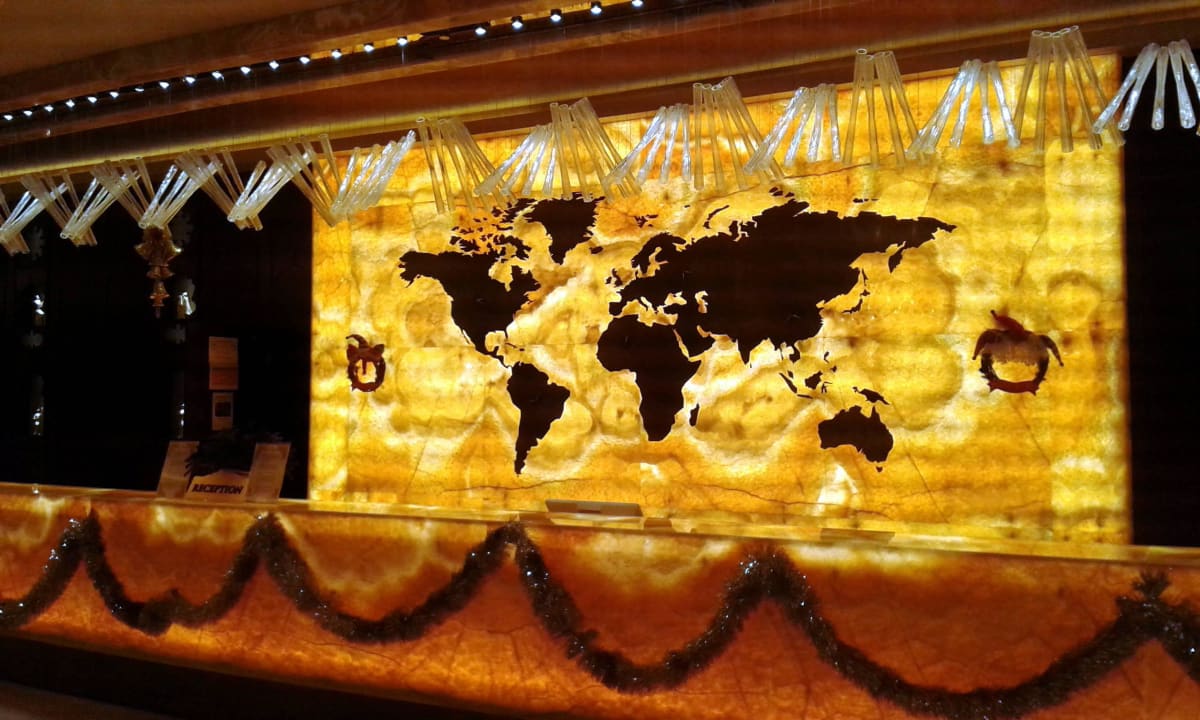 Superschöne Deko Royal Taj Mahal Hotel