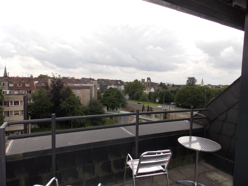 Ausblick vom Balkon Mercure Hotel Severinshof Köln City