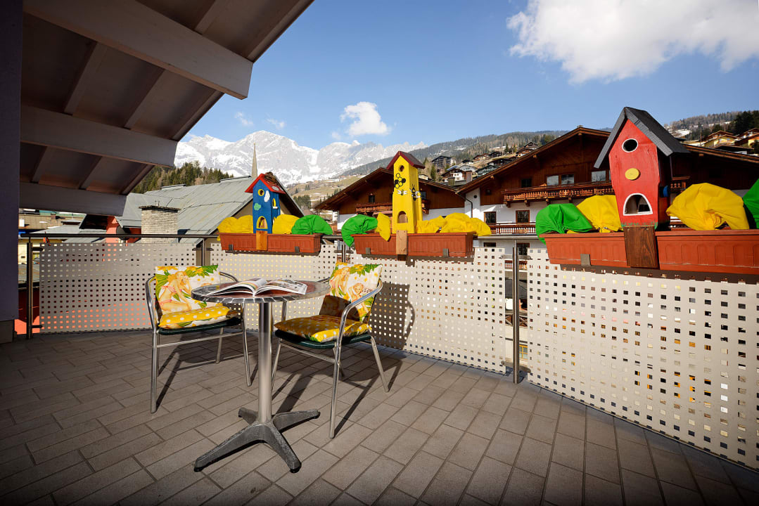 App. Gipfelstürmer Terrasse Ferienwohnungen Bauer Bäckerhaus