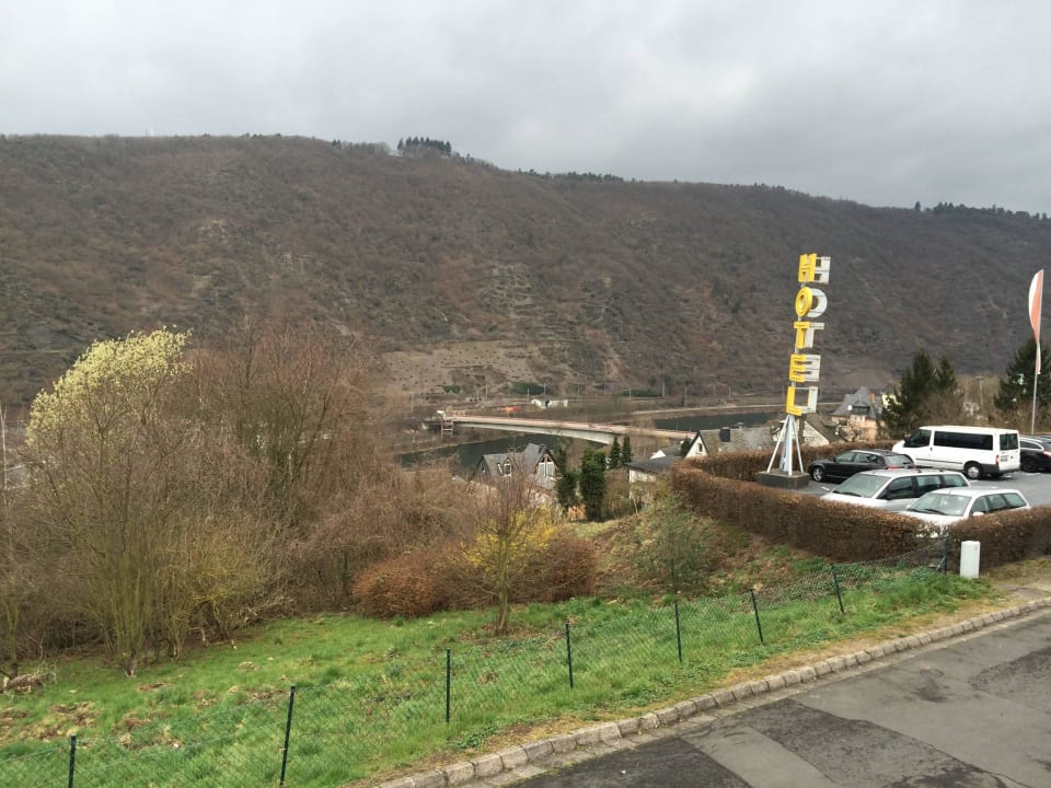 Blick vom Hotel auf die Mosel Hotel Hegenbarth´s