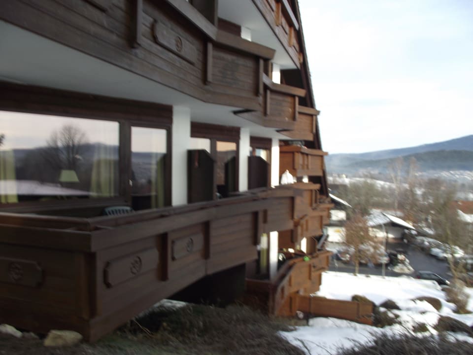 Balkone vom Haupthaus Landhotel Magdalenenhof