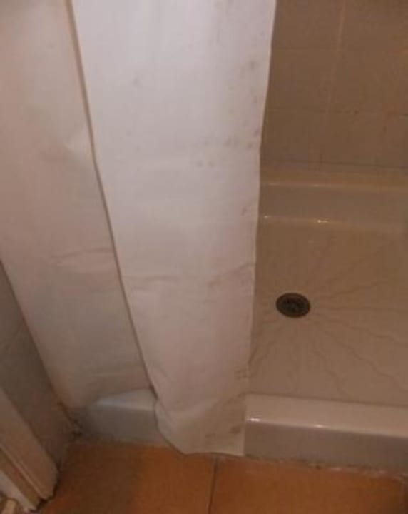 Schimmel am Duschvorhang Hotel Citric Soller