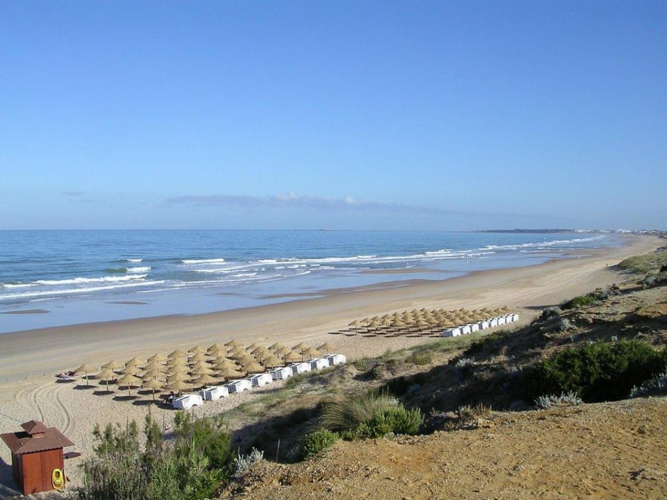 Ausblick auf den Strand von der Treppe aus Aldiana Club Andalusien