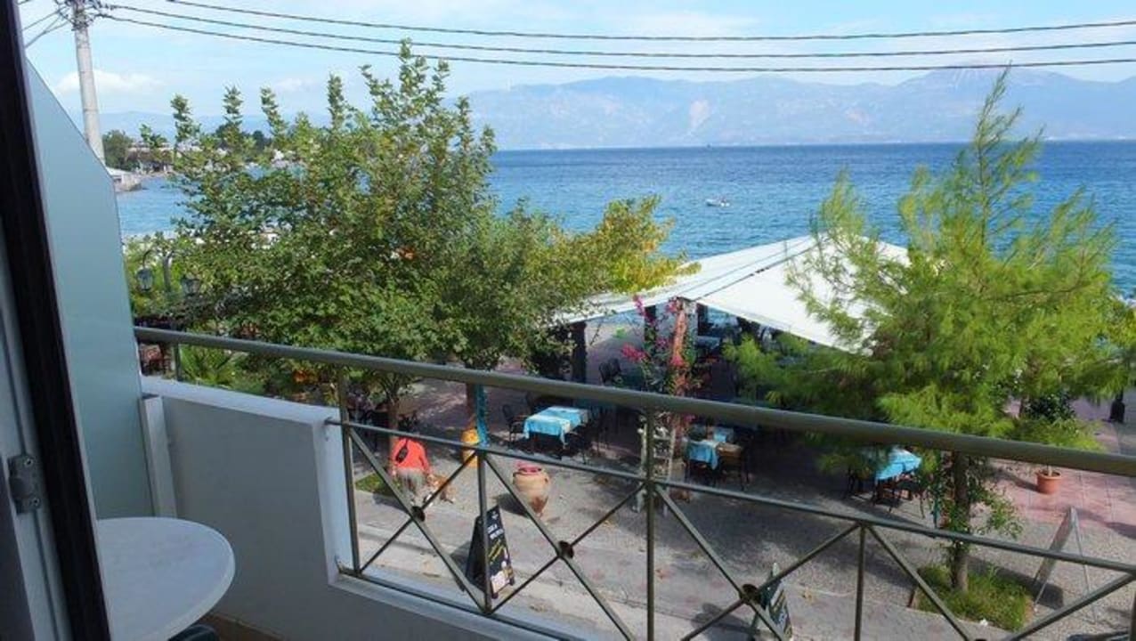 Blick aus dem Zimmer Hotel Kiani Akti