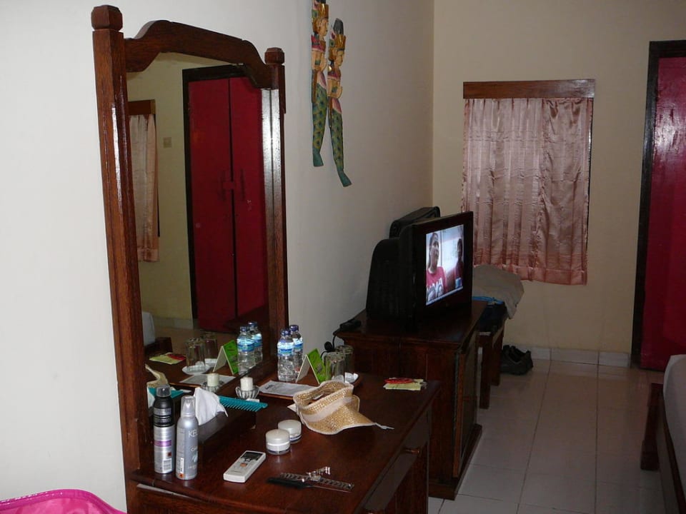 De kamer met tv Hotel Aneka Lovina
