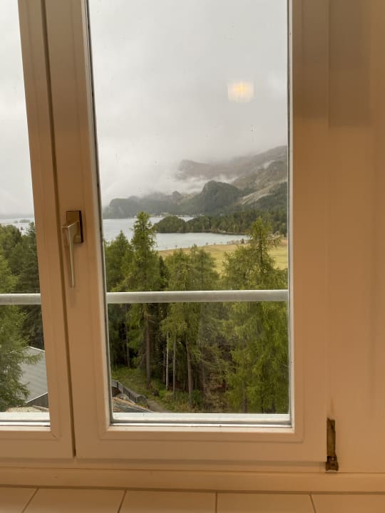 Ausblick Waldhaus Sils